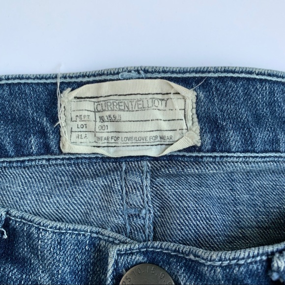 Current/Elliott Embellished Jeans 27 - Picture 4 of 6